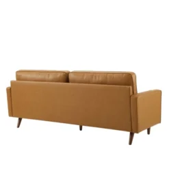 81" Valour Leather Sofa Tan - Modway -Lush Living Store GUEST 266dff2e 2fc6 4395 acc6 58726eb5d1c7