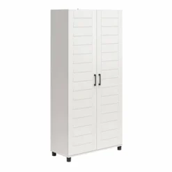 Portford 36" Wide 2 Door Shiplap Cabinet White - Room & Joy -Lush Living Store GUEST 2680ea1b 8677 4ec2 8f45 ca0c02ce5c81