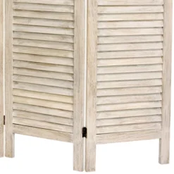 5 1/2ft 3 Panel Tall Classic Venetian Room Divider White - Oriental Furniture -Lush Living Store GUEST 26e956c8 3905 4187 a679 a76e933806b9