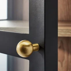 60" Crystal Cove Glass Cabinet Black - Threshold™ Designed With Studio McGee -Lush Living Store GUEST 26fa73ea e496 41cb a096 0f669cdcbb99