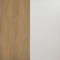 Modern 2 Door TV Stand For TVs Up To 65" Solid White/Coastal Oak/White - Saracina Home -Lush Living Store GUEST 27ad982d 132e 4f68 8669 7ec470d45358