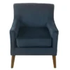 Davis Mid-Century Accent Chair Navy Velvet - HomePop -Lush Living Store GUEST 27c71c2e 6e2a 49af 99b0 b119adce19f7