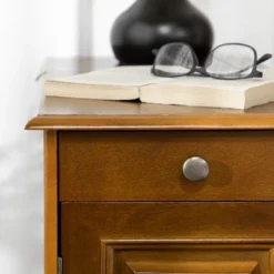 HOMCOM Side Table With Flip Top, Slim End Table With Storage Drawer And Cabinet For Living Room, Set Of 2, Espresso -Lush Living Store GUEST 287a50c1 8053 478e bc5c 80d598356860