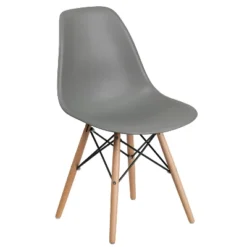 Flash Furniture Elon Series Plastic Chair With Wooden Legs -Lush Living Store GUEST 28b3dea6 acab 447d 8cf5 a4fcaf1ac0bf