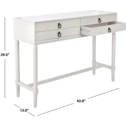 Aliyah 4 Drawer Console Table - Safavieh -Lush Living Store GUEST 290407a1 1c53 45aa aca9 792f2ee8b22b