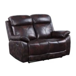 57" Perfiel Two-Tone Grain Leather Loveseat Dark Brown - Acme Furniture 9 57" Perfiel Two-Tone Grain Leather Loveseat Dark Brown - Acme Furniture -Lush Living Store GUEST 2955d516 f2fc 4a8e 914c 34adc3707de7
