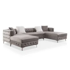 Elmhurst U Shaped Glam Tufted Sectional - HOMES: Inside + Out -Lush Living Store GUEST 29b07b2d 5a4f 4bbd 926b c0a67bb663a2