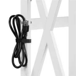 Yaheetech 2-Tier Sofa Table With Outlet For Hallway/Living Room/Corridor -Lush Living Store GUEST 29bf739f 6add 4df5 b245 22717df3b42a