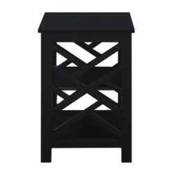 Titan End Table With Shelves - Breighton Home -Lush Living Store GUEST 2a35c202 74a8 4bc8 a5ab 5242cf04405b