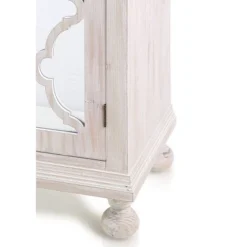 Two Door With Mirrored Front Storage Cabinet Whitewash - StyleCraft -Lush Living Store GUEST 2a6a84c5 64b3 4762 bf4a 576f53ec5d2e