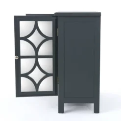 Melora Fir Wood Cabinet With Mirrored Doors Charcoal Gray - Christopher Knight Home -Lush Living Store GUEST 2b750805 0baf 4812 8899 9b36352ccfb5