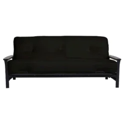 Nadia Metal Futon Frame With Wood Armrest - Room & Joy -Lush Living Store GUEST 2bba8fe7 d5b5 4cbe ac3f eeb9a0f637e8