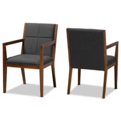Set Of 2 Theresa Fabric Upholstered Wood Living Room Accent Chair - Baxton Studio 20 Set Of 2 Theresa Fabric Upholstered Wood Living Room Accent Chair - Baxton Studio -Lush Living Store GUEST 2cc24f6f e13c 41c9 bb54 7935fea5a7dd