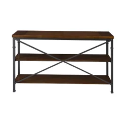 Austin TV Stand For TVs Up To 40" Light Brown - Linon -Lush Living Store GUEST 2ce77527 3b6f 4860 8db2 3c598bed9aec