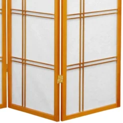 5 Ft. Tall Double Cross Shoji Screen - Honey (5 Panels) - Oriental Furniture 5 5 Ft. Tall Double Cross Shoji Screen - Honey (5 Panels) - Oriental Furniture -Lush Living Store GUEST 2ce90788 2a20 4c27 9d4c 4c782fe87ea5