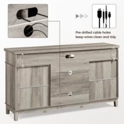 Yaheetech TV Stand For 65 Inch TV, TV Console With Storage -Lush Living Store GUEST 2d3b5415 fd95 48f1 adcc c7340c9a0c56