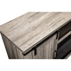 Sliding Doors Electric Fireplace TV Stand For TVs Up To 60" Antique Gray Oak - Home Essentials 16 Sliding Doors Electric Fireplace TV Stand For TVs Up To 60" Antique Gray Oak - Home Essentials -Lush Living Store GUEST 2d8000a1 7346 4d2e aa13 af90134e9a8d