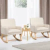 Costway Modern Upholstered Rocking Chair Rocking Armchair For Living Room Bedroom 1 Costway Modern Upholstered Rocking Chair Rocking Armchair For Living Room Bedroom -Lush Living Store GUEST 2dd03393 84cc 49b7 b47b c8874bee958a