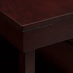 Elm Lane Farmhouse Rustic Espresso Wood Rectangular Accent Side End Table 15 1/4" X 26 1/4" With Drawer Dark Brown For Spaces Living Room Bedroom -Lush Living Store GUEST 2df13686 d879 4c25 894c a9aab6d615e9