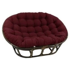 63"x45" Double Papasan With Twill Cushion - International Caravan -Lush Living Store GUEST 2e4c8bac 763b 4ed0 a54e 5457f5416059