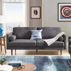 Hayden Tapered Leg Sofa Heather - Inspire Q -Lush Living Store GUEST 2e570729 2743 46aa 9e99 df7cc67881ba