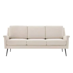 Chesapeake Fabric Sofa Black/Beige - Modway -Lush Living Store GUEST 2e747a46 15b8 4a79 93a0 b5f79c17835a
