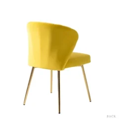 Emma Side Chair With Metal Legs For Living Room And Bedroom Velvet Accent Chair| KARAT HOME -Lush Living Store GUEST 2ebb70d6 e942 4700 a264 2e5477ec2146