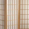4 Ft. Tall Window Pane Shoji Screen - Natural (4 Panels) -Lush Living Store GUEST 2f328657 9cd8 44b3 85db f68c77e4f0e2
