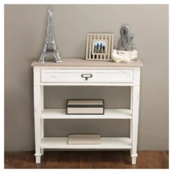 Dauphine Traditional French Accent Console Table 1 Drawer - Baxton Studio -Lush Living Store GUEST 2f829a63 183a 4983 b027 b640e2047d81