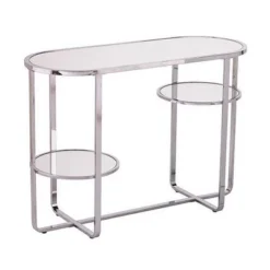 Malissa Mirrored Console Table With Storage Silver - Aiden Lane 9 Malissa Mirrored Console Table With Storage Silver - Aiden Lane -Lush Living Store GUEST 300b0070 34ce 4395 9e15 11ecb2409bb3