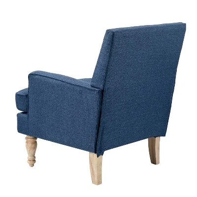Asiab Wooden Upholstered Armchair | Karat Home 5 Asiab Wooden Upholstered Armchair | Karat Home - Image 3