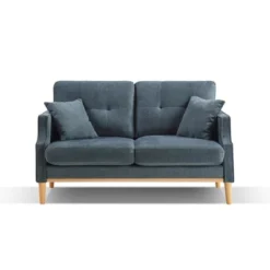 Loveseat In Waterproof Fabric With USB Charging Port And 2 Pillows - ModernLuxe -Lush Living Store GUEST 309760b7 f9fa 4790 9ea9 fb08b111b2eb