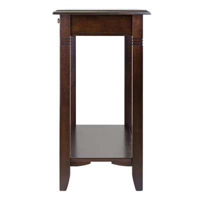 Nolan Console Table With Drawer Cappuccino - Winsome 5 Nolan Console Table With Drawer Cappuccino - Winsome - Image 3