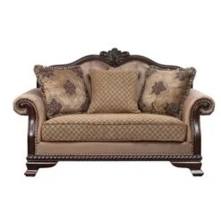 69" Chateau De Ville Fabric Sofa Espresso Finish - Acme Furniture 14 69" Chateau De Ville Fabric Sofa Espresso Finish - Acme Furniture -Lush Living Store GUEST 30e5cb93 69f7 4a06 ae33 75263aeaceff
