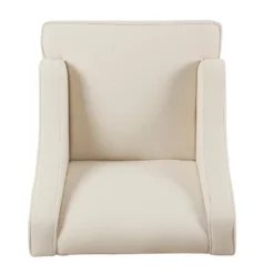 Classic Solid Swoop Arm Accent Chair - Homepop -Lush Living Store GUEST 3176110a 1bbb 47af 93df c949ac5146e4