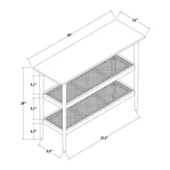 Wood & Cane Console Table - Hearth & Hand™ With Magnolia -Lush Living Store GUEST 3227c679 bb9c 4409 85d4 8475b7a72706