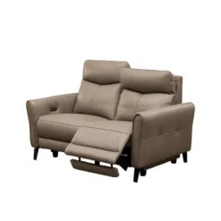 Marley Leather Power Recliner Sofa Loveseat With Power Headrests Beige - Abbyson Living -Lush Living Store GUEST 3271d7b4 2261 4b48 893a 7b5cf57a43f3