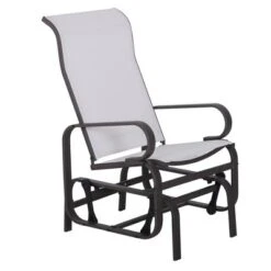 Outsunny Gliding Lounger Chair, Outdoor Swinging Chair With Smooth Rocking Arms And Lightweight Construction For Patio Backyard -Lush Living Store GUEST 32c0f926 a2ba 430c 874c 2ecbeac54612