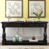 64"L Extra-thick Console Table With Drawers And Shelf-ModernLuxe 1 64"L Extra-thick Console Table With Drawers And Shelf-ModernLuxe -Lush Living Store GUEST 3325ec2b 1ca6 403a 939a 44d8209b592d