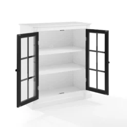 Cecily Stackable Storage Pantry White/Matte Black - Crosley -Lush Living Store GUEST 33304969 e220 4119 be52 0d97839fb0c1
