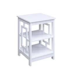 Town Square End Table With Shelves - Breighton Home -Lush Living Store GUEST 338f6193 1b77 46f4 8318 1d0ff7d4305c