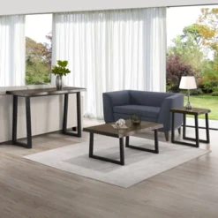 Jennings Live Edge End Table Cherry/Black - Steve Silver Co. -Lush Living Store GUEST 33f63c0e 1ff4 4ba6 9f39 46c24922c387