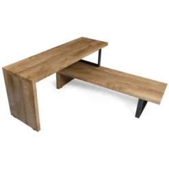 Constance 90° Rotation And Wide Extension Length From 55" To 107" Rectangle Console Table-The Pop Maison -Lush Living Store GUEST 33fa4afd 976a 4f49 a550 2638bc5b6cef