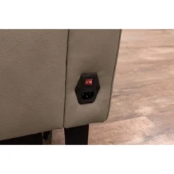 Marley Leather Power Recliner Sofa Loveseat With Power Headrests Beige - Abbyson Living -Lush Living Store GUEST 340294c7 790d 4947 8b9f 09ff100bbcc2