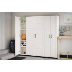 Portford 24" Wide 2 Door Shiplap Cabinet White - Room & Joy -Lush Living Store GUEST 3476825b cf31 4008 ba9c 0c204059ff01