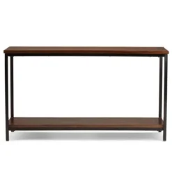 54" Rhonda Console Sofa Table Dark Cognac Brown - WyndenHall 15 54" Rhonda Console Sofa Table Dark Cognac Brown - WyndenHall -Lush Living Store GUEST 34ae62ad bb8a 46ae 84a2 778eebcea428