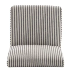 Armless Slipper Accent Chair Striped - WOVENBYRD -Lush Living Store GUEST 34e7999d 46ff 49c4 b3c7 f04ae16f848a