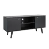Mid-Century Modern TV Stand For TVs Up To 65" Black - Prepac