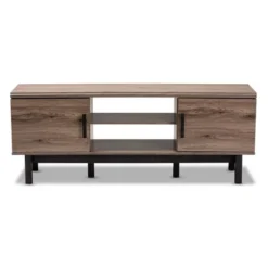 2 Door Arend Two-Tone Wood TV Stand For TVs Up To 55" Brown - Baxton Studio 14 2 Door Arend Two-Tone Wood TV Stand For TVs Up To 55" Brown - Baxton Studio -Lush Living Store GUEST 35b2f8e5 678e 450e 8cce 8dd301536907