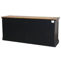 Toulouse Storage Credenza Honey/Black - Martin Furniture -Lush Living Store GUEST 35def792 01c4 454a 9559 a7735b5bd713